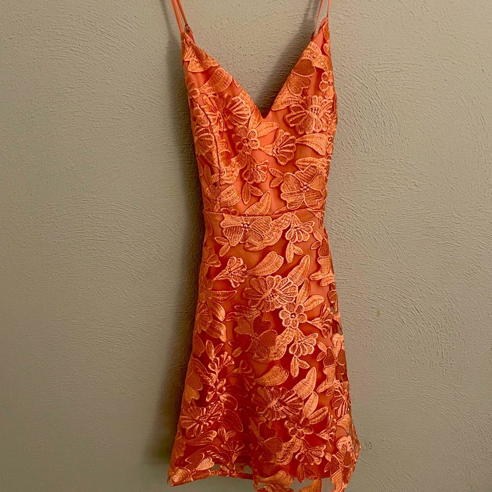 Floral mini dress